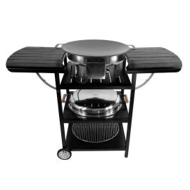 Muurikka Summer Kitchen with Electric Grill 2200W, Ø42cm, Black | Garden barbecues | prof.lv Viss Online