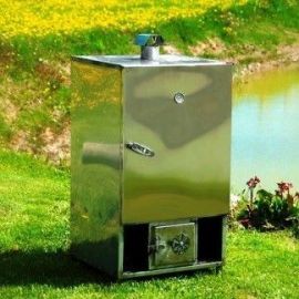 Smoked Meat Smokehouse - Dryer with Heat Insulation 100L NT, 45x55x85cm, Stainless Steel | Abas | prof.lv Viss Online