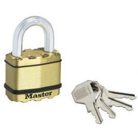 Замок для ворот Masterlock с ключом из стали/латуни Excell 50 мм (M5BEURD) | Дверная фурнитура | prof.lv Viss Online