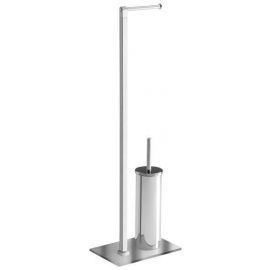 Gedy toilet paper holder with toilet brush holder Maine, chrome, 7832-13 | Gedy | prof.lv Viss Online