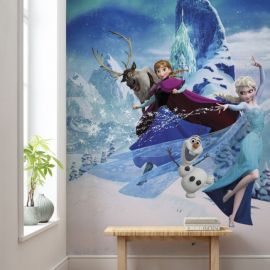 Фотообои Disney Frozen Elsa''s Magic на флизелиновой основе 200x280см, 5,6м2 (4 полотна) DX4-014 | Komar | prof.lv Viss Online