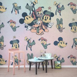 Флизелиновые фотообои Komar Disney Mickey Fab5 на флизелиновой основе 300x280см, 8,4м2 (6 полос) DX6-023 | Обои | prof.lv Viss Online