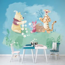 KOMAR Disney Winnie Pooh Picnic Photo mural Non-woven 300x280cm, 8,4m2 (6 panels) DX6-033 | Wallpapers | prof.lv Viss Online