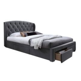 Двуспальная кровать Home4You LOUIS | Кровати с ящиком для белья | prof.lv Viss Online