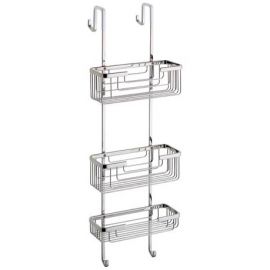 Gedy Bathroom Shelf Grid for Shower, 3 Levels, Chrome, 5684-13 | Shower shelves | prof.lv Viss Online