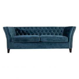 Диван Home4You Mayers, несъемный, 210x86 см, синий (20142) | Мебель для гостиной | prof.lv Viss Online