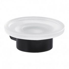 Gedy soap dish with holder Pirenei, black, PI11-14 | Gedy | prof.lv Viss Online