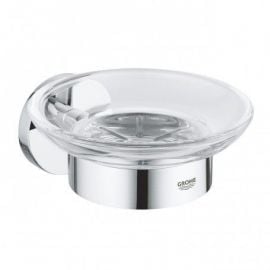 Grohe soap dish with holder Essentials New, chrome, 40444001 | Soap dishes | prof.lv Viss Online