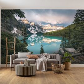 KOMAR Stefan Hefele Magic Moraine Morning Photo mural Non-woven 450x280cm, 12,6m2 (9 panels) SHX9-054 | Komar | prof.lv Viss Online