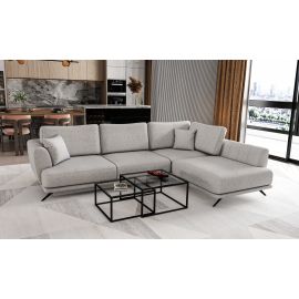 Eltap Larde Borneo Corner Pull-Out Sofa 191x276x90cm, Grey (CO-LAR-RT-04BO) | Corner couches | prof.lv Viss Online