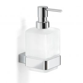 Gedy liquid soap dispenser with holder Lounge, chrome, 5481-13 | Liquid soap dispensers | prof.lv Viss Online