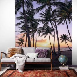 Fototapetes Komar Stefan Hefele Palmtrees on Beach uz flizelīna pamata 200x250cm, 5m2 (2 strēmeles) SH022-VD2 | Fototapetes | prof.lv Viss Online