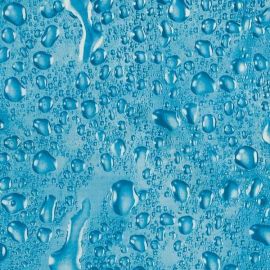 Dušas Aizkars Duschy 180x200cm WATER BLUE ar 12 gredzeniem , 627-81 | Dušas aizkari | prof.lv Viss Online