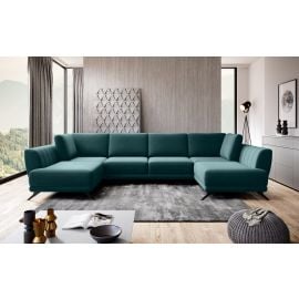 Eltap Larco Velvetmat Corner Pull-Out Sofa 191x362x90cm, Green (CO-LA-38VE) | Sofas | prof.lv Viss Online