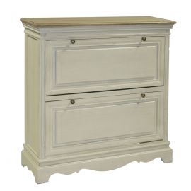 Home4You Samira Shoe Cabinet, 92.5x32x97cm, White (13716) | Hallway furniture | prof.lv Viss Online