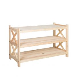 Home4You Alex Shoe Cabinet, 80x31x49cm, Natural (AW2051) | Living room furniture | prof.lv Viss Online