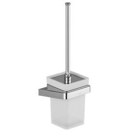 Ravak toilet brush with holder TD 410, glass (X07P330) | Toilet brushes | prof.lv Viss Online