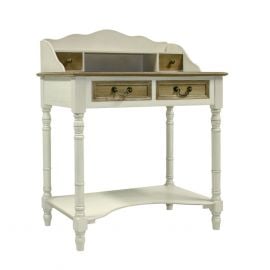 Home4You Cosmetic Table SAMIRA with Drawers, 80x48xH101cm, Wood, Painted (13713) | Dressing tables | prof.lv Viss Online