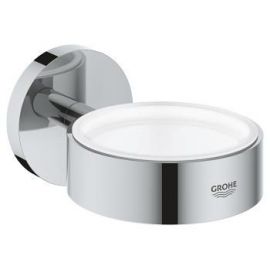Grohe Essentials New, glass/soap dish holder, chrome, 40369001 | Glasses and holders | prof.lv Viss Online