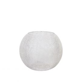 Home4You CRACK BOWL Glass Vase D18xH16,5cm (72663) | Interior items | prof.lv Viss Online