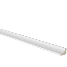 Плинтус угловой внутренний для деревянного пола, белый 15x15 мм, 2,7 м | Плинтусы | prof.lv Viss Online