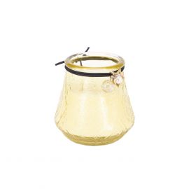 Home4You VENICE XL Candle in Glass Jar, D9xH9.5cm, Natural White, Unscented (86726) | Interior items | prof.lv Viss Online