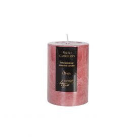 Home4You FRESH CRANBERRY Candle, D6.8xH9.5cm, pink, cranberry (80083) | Candles | prof.lv Viss Online