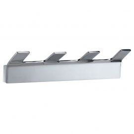 Gedy Bathroom Shelf with 4, Chrome, 2228-13 | Bathroom hooks and hangers | prof.lv Viss Online