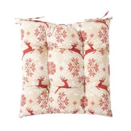 Home4You WINTER GARDEN Chair Cushion 40x40cm, 100% Cotton (P0068258) | Chair pads | prof.lv Viss Online
