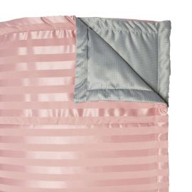 Grey & Rose Bedspread, 240x240cm, Pink Stripe/Grey (P0062844) | Bed covers and blankets | prof.lv Viss Online
