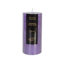 Расслабляющая свеча Home4You RELAXING LAVENDER, D6.8xH14cm, фиолетовая, лаванда (80097) | Cвечи | prof.lv Viss Online