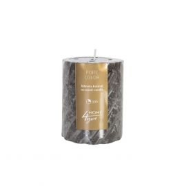 Home4You PURE COLOR Candle, D6.8xH9.5cm, Grey, Unscented (80159) | Candles | prof.lv Viss Online