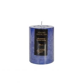 Home4You HEALING CRYSTAL SPA Candle, D6.8xH9.5cm, blue, ocean (80084) | Candles | prof.lv Viss Online
