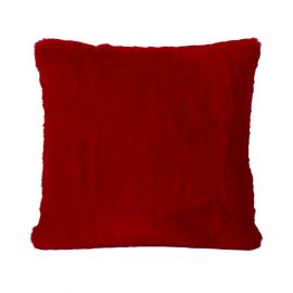 Home4You SOFT ME Decorative Cushion 45x45cm, Red, 100% Polyester (P0069267) | Decorative pillows | prof.lv Viss Online