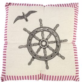 Home4You BEACH HOUSE Decorative Cushion 35x38cm, Corner Wheel (85256) | Decorative pillows | prof.lv Viss Online