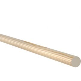 Плинтус деревянный полукруглый 20x20 мм, 2,4 м | Лесоматериалы | prof.lv Viss Online