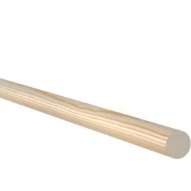 Плинтус деревянный полукруглый 22x22 мм, 2,4 м | Hoovel Liist | prof.lv Viss Online