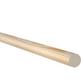Плинтус деревянный полукруглый 25x25 мм, 2,4 м | Hoovel Liist | prof.lv Viss Online