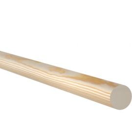 Плинтус деревянный полукруглый 28x28 мм, 2,4 м | Hoovel Liist | prof.lv Viss Online