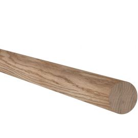 Round Oak Wood Skirting Board 47x47mm, 3m | Lumber | prof.lv Viss Online