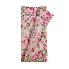 Home4You JAPAN Покрывало 43x116см, вишневые цветы/розовое, 80% хлопок, 20% полиэстер (P0003832) | Текстильные товары | prof.lv Viss Online