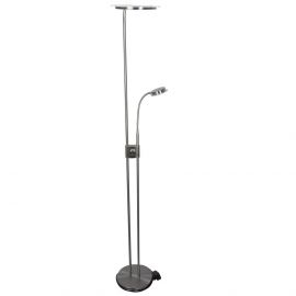 Adrian Table Lamp 15.4W/3.4W LED 3000K Nickel Matte (390332) (11010-55) | Floor lamps | prof.lv Viss Online