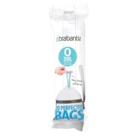 Brabantia Bathroom Trash Can Liners, O, 30l, 20 bags on a roll, white, 22300349 | Bathroom waste bins | prof.lv Viss Online