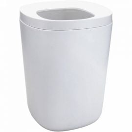 Duschy Bathroom Waste Bin (Trash Can) EASY Basket White 18x18x25cm, 846-06 | Duschy | prof.lv Viss Online