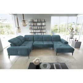 Eltap Neviro Loco Corner Sofa 201x350x77cm, Blue (CO-NEV-LT-38LO) | Corner couches | prof.lv Viss Online