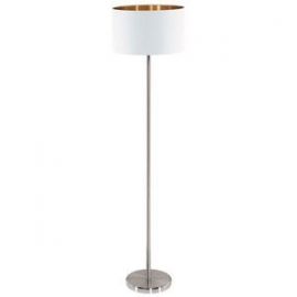 Напольная лампа Pasteri 60W E27 белый/медь (252418) (95174) | Напольные cветильники | prof.lv Viss Online