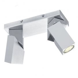 Светильник Daxter Spotlampa 2x25W GU10 матовый никель (078528) (802600207) | Направляющие светильники | prof.lv Viss Online