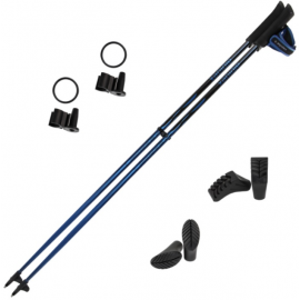 Палки для беговых лыж Alpidex 130 см сине-черные | Палки для скандинавской ходьбы | prof.lv Viss Online