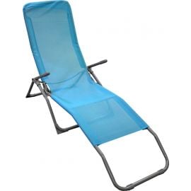 Sun Lounger 190x57x94cm Blue (4750959055120) | Chairs | prof.lv Viss Online