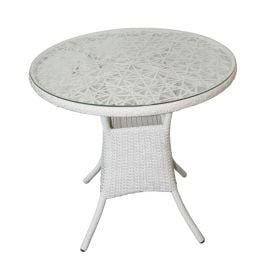 Садовый столик Besk Besk, 80x80x72 см, белый (4750959087367) | Садовые столы | prof.lv Viss Online